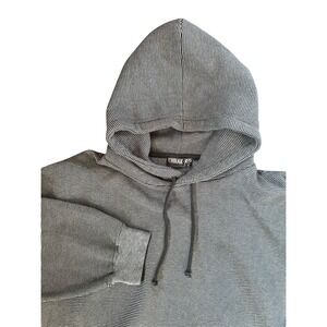 Kodiak rugged apparel Houndstooth Hoodie Mens‎ L Pullover Gray Black heavyweight